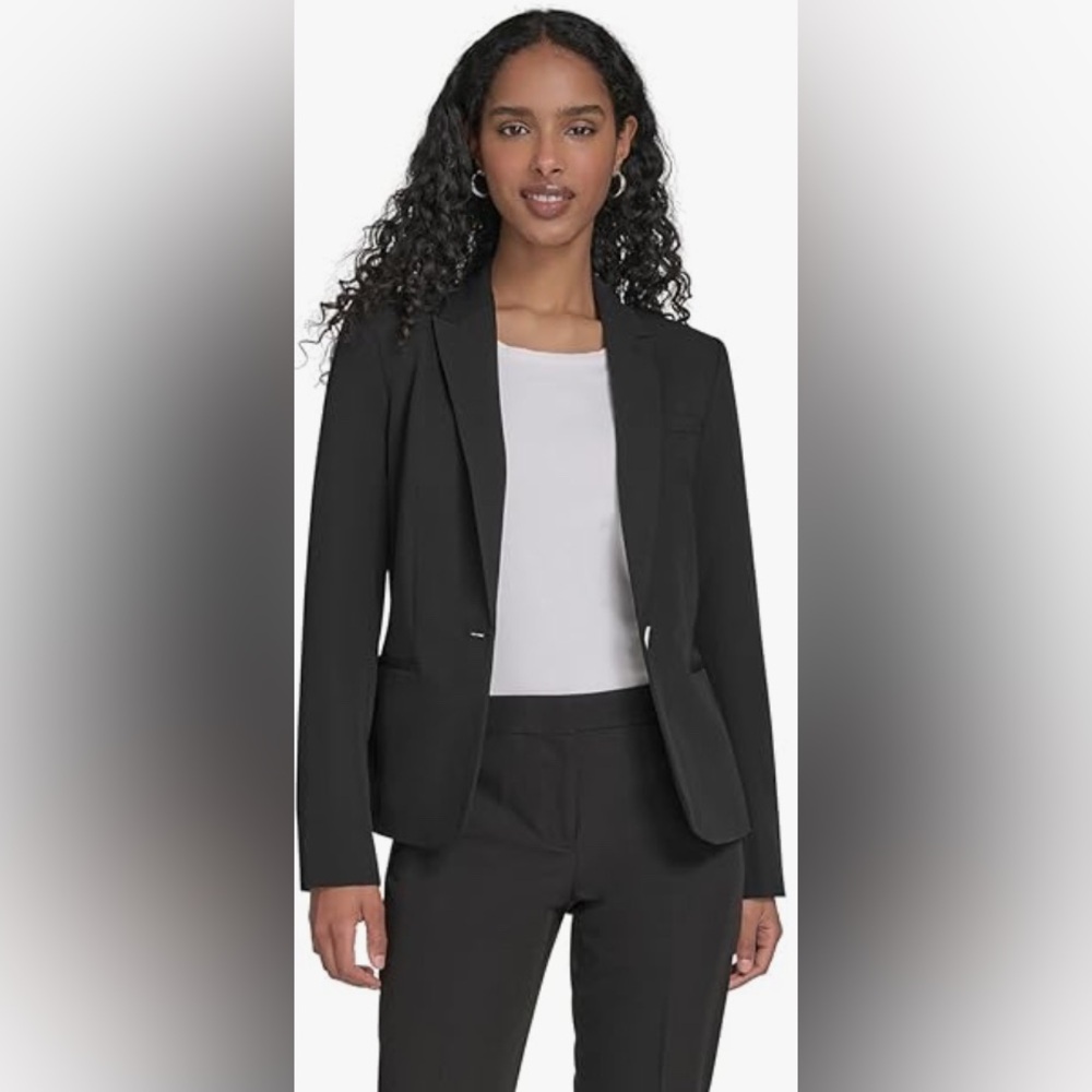 Tommy Hilfiger Women's One Button Blazer